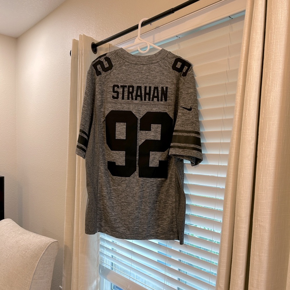 Nike Gray Strahan 92 Jersey